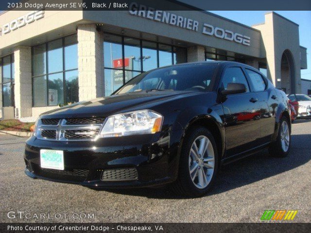 2013 Dodge Avenger SE V6 in Black