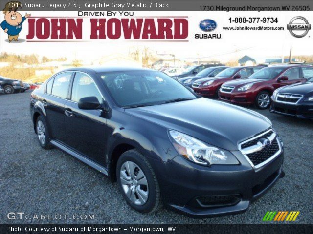 2013 Subaru Legacy 2.5i in Graphite Gray Metallic