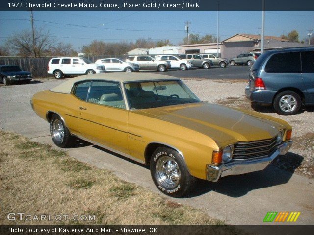 1972 Chevrolet Chevelle Malibu Coupe in Placer Gold