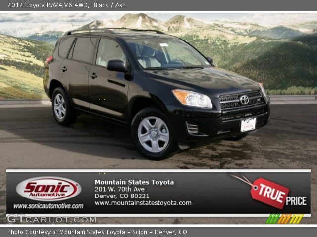 2012 Toyota RAV4 V6 4WD in Black