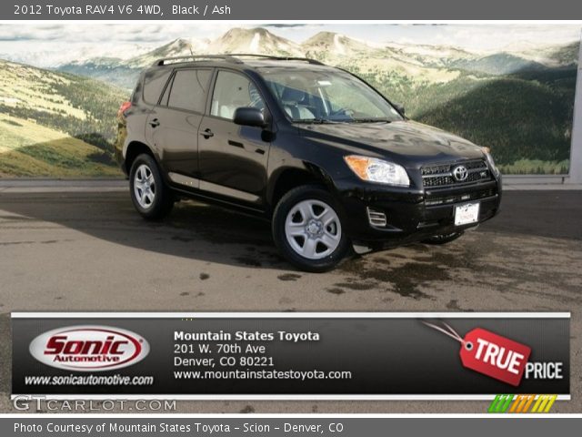 2012 Toyota RAV4 V6 4WD in Black