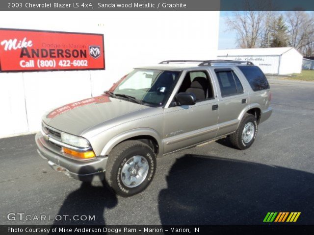 2003 Chevrolet Blazer LS 4x4 in Sandalwood Metallic