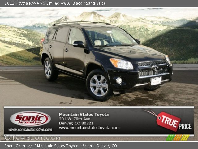 2012 Toyota RAV4 V6 Limited 4WD in Black