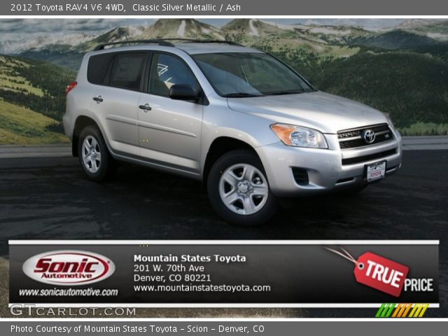 2012 Toyota RAV4 V6 4WD in Classic Silver Metallic