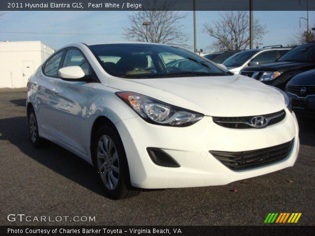 2011 Hyundai Elantra GLS in Pearl White