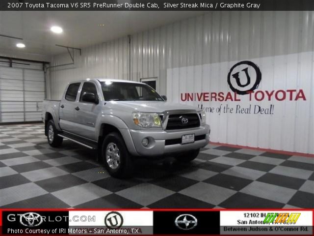 2007 Toyota Tacoma V6 SR5 PreRunner Double Cab in Silver Streak Mica