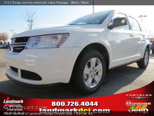 2013 Dodge Journey American Value Package in White