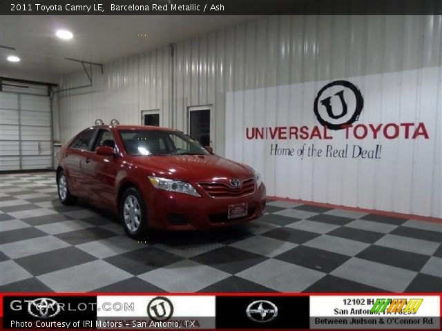 2011 Toyota Camry LE in Barcelona Red Metallic