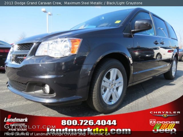 2013 Dodge Grand Caravan Crew in Maximum Steel Metallic