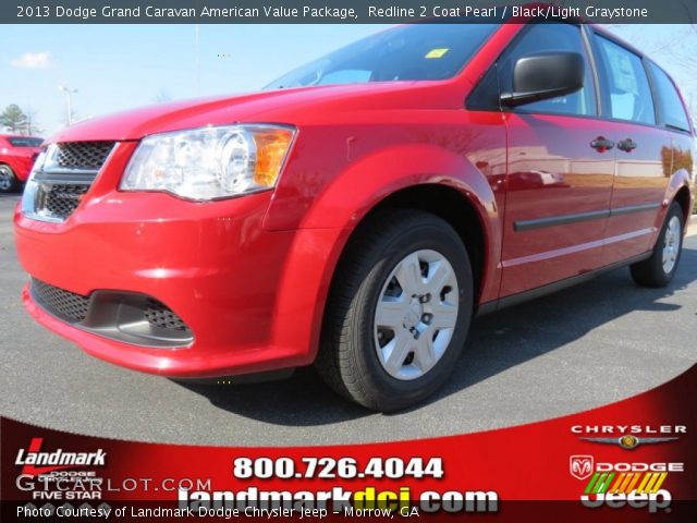 2013 Dodge Grand Caravan American Value Package in Redline 2 Coat Pearl