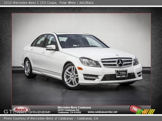 2013 Mercedes-Benz C 250 Coupe in Polar White