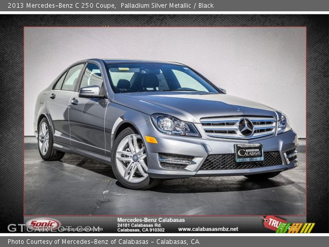 2013 Mercedes-Benz C 250 Coupe in Palladium Silver Metallic