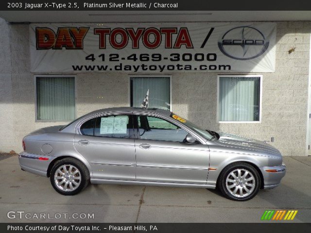 2003 Jaguar X-Type 2.5 in Platinum Silver Metallic