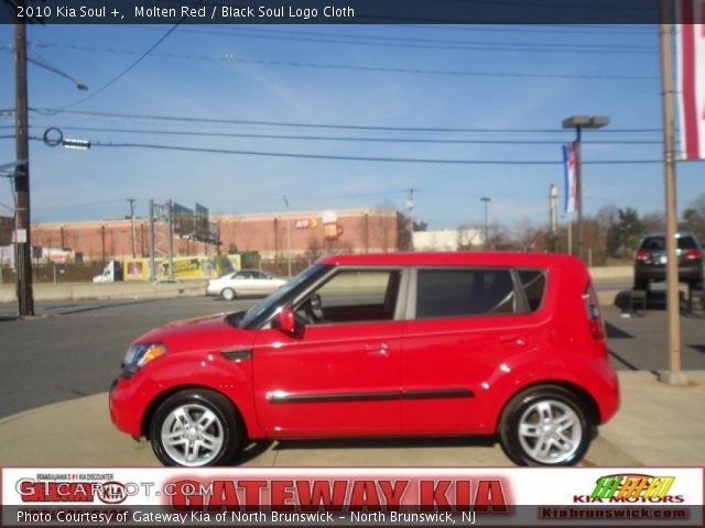 2010 Kia Soul + in Molten Red