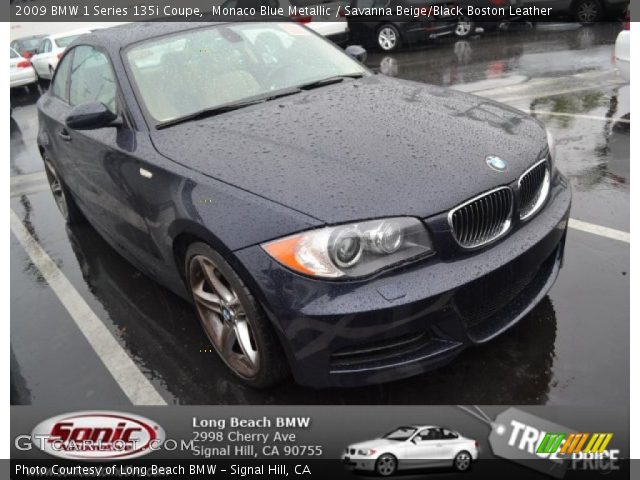 2009 BMW 1 Series 135i Coupe in Monaco Blue Metallic
