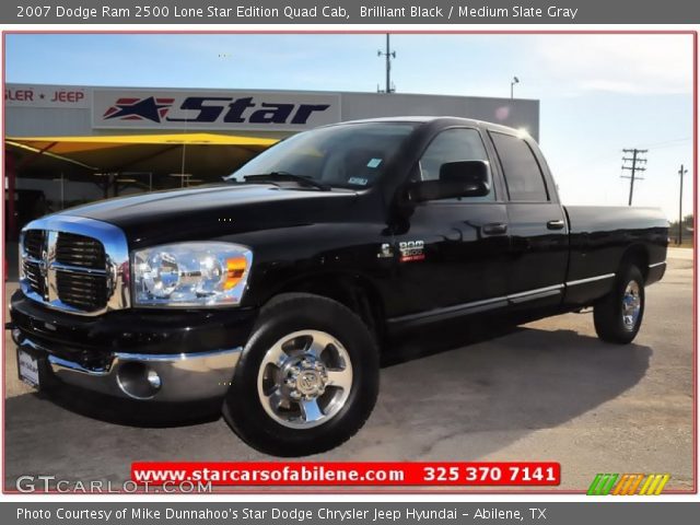 2007 Dodge Ram 2500 Lone Star Edition Quad Cab in Brilliant Black