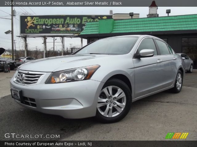 2010 Honda accord lx-p alabaster silver interior black #3