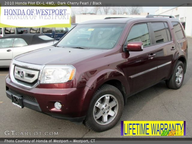 2010 Honda Pilot EX-L 4WD in Dark Cherry Pearl