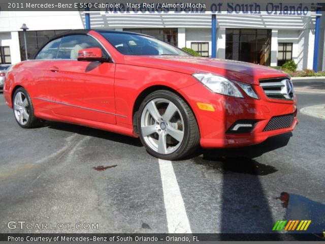 2011 Mercedes-Benz E 550 Cabriolet in Mars Red