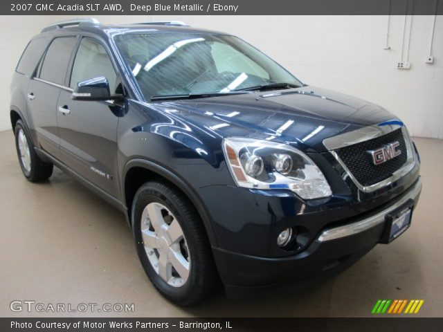 2007 GMC Acadia SLT AWD in Deep Blue Metallic