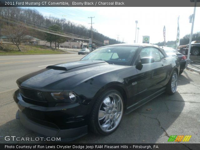 2011 Ford Mustang GT Convertible in Ebony Black