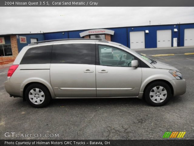 2004 Nissan Quest 3.5 S in Coral Sand Metallic