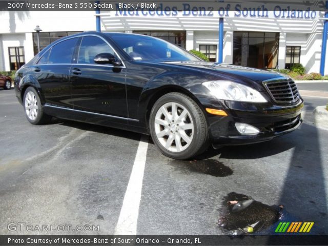 2007 Mercedes-Benz S 550 Sedan in Black