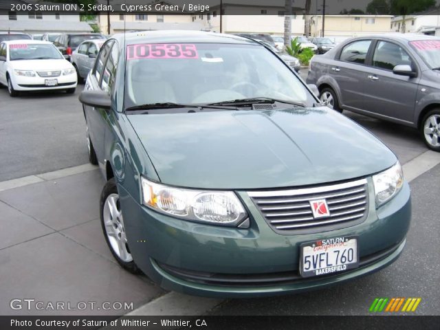 2006 Saturn ION 2 Sedan in Cypress Green