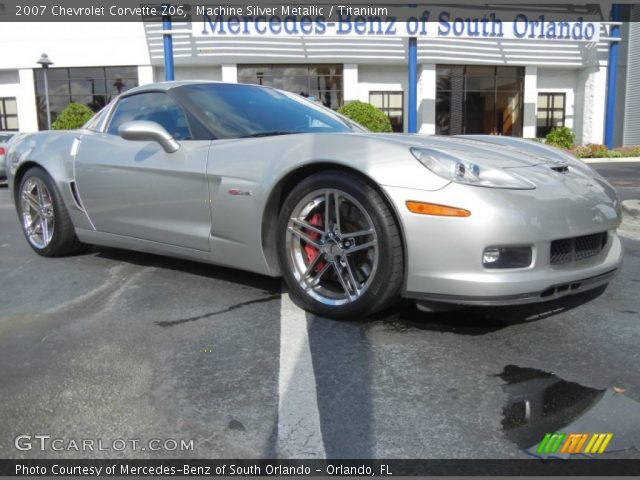 2007 Chevrolet Corvette Z06 in Machine Silver Metallic