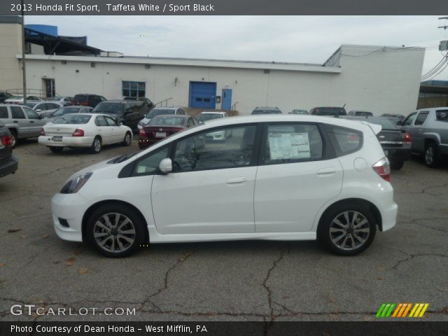 2013 Honda Fit Sport in Taffeta White