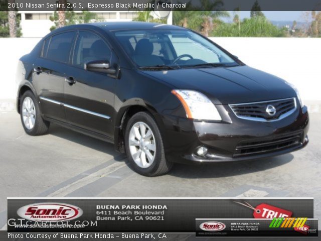 2010 Nissan Sentra 2.0 S in Espresso Black Metallic