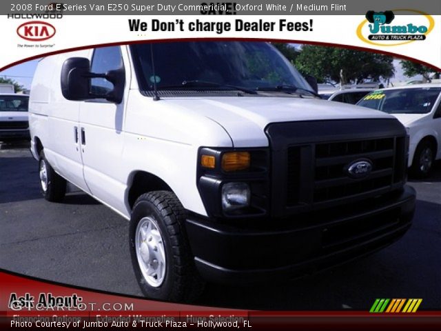 2008 Ford E Series Van E250 Super Duty Commericial in Oxford White