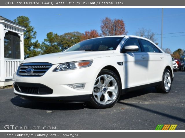 2011 Ford Taurus SHO AWD in White Platinum Tri-Coat