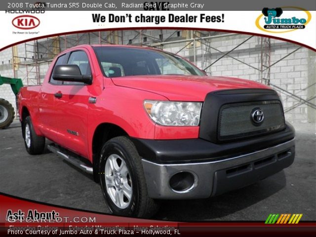 2008 Toyota Tundra SR5 Double Cab in Radiant Red