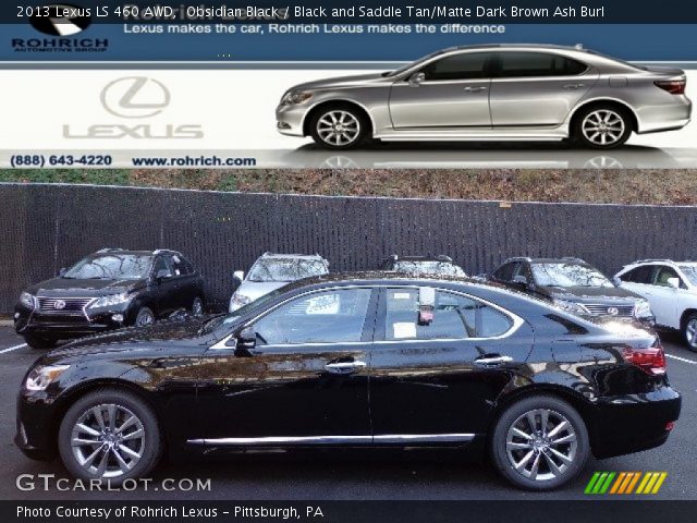 2013 Lexus LS 460 AWD in Obsidian Black