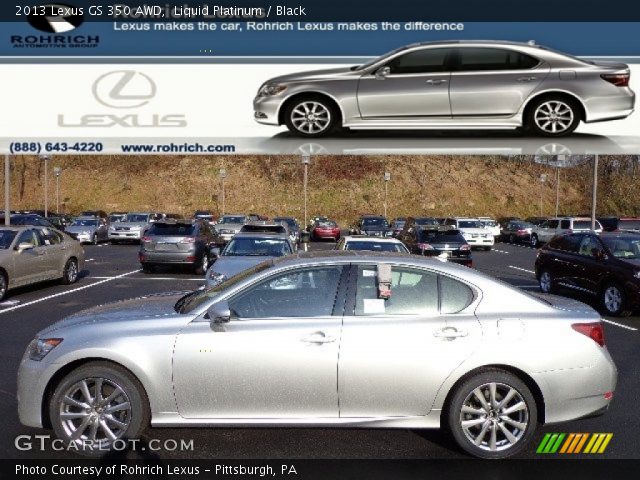 2013 Lexus GS 350 AWD in Liquid Platinum