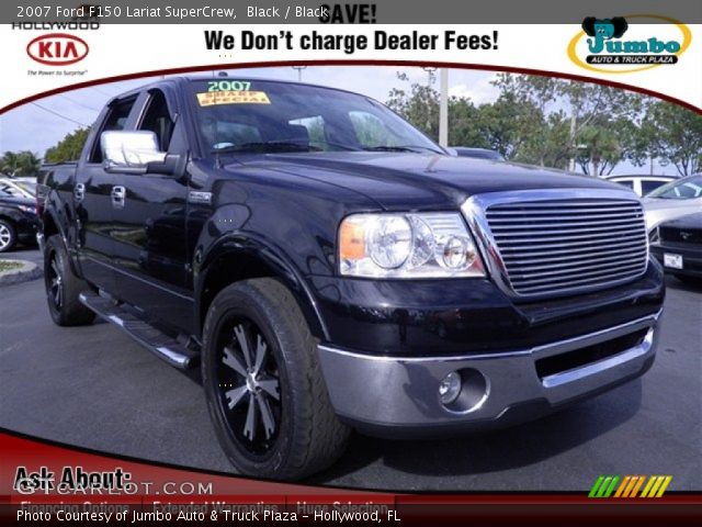 2007 Ford F150 Lariat SuperCrew in Black