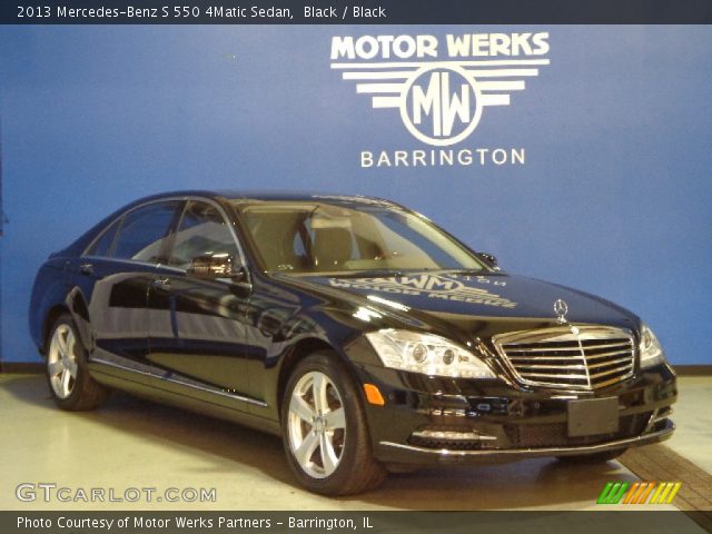 2013 Mercedes-Benz S 550 4Matic Sedan in Black