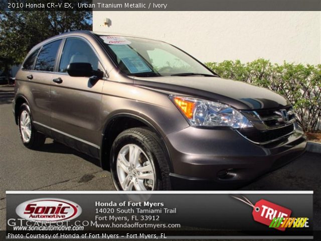 2010 Honda CR-V EX in Urban Titanium Metallic