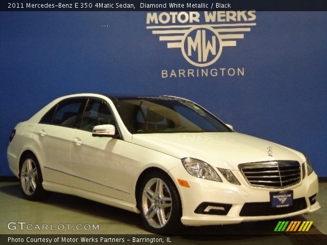 2011 Mercedes-Benz E 350 4Matic Sedan in Diamond White Metallic