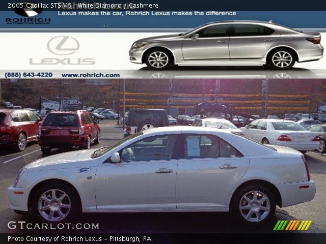 2005 Cadillac STS V6 in White Diamond