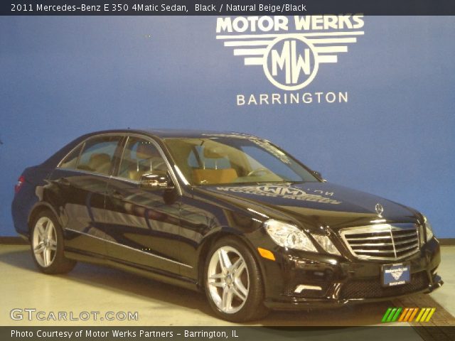 2011 Mercedes-Benz E 350 4Matic Sedan in Black