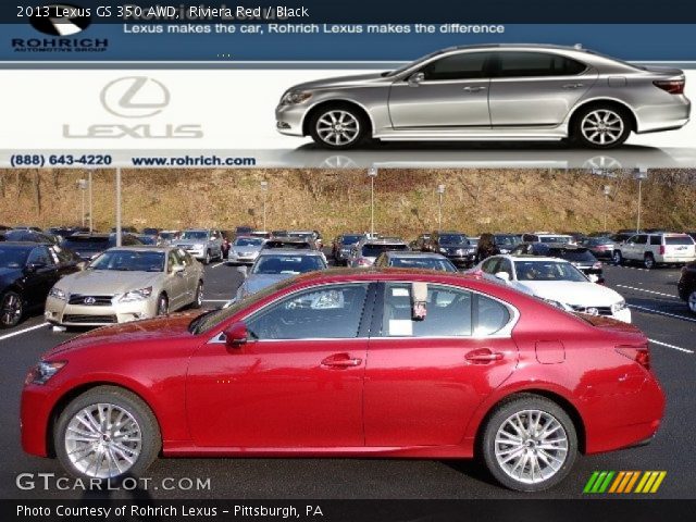 2013 Lexus GS 350 AWD in Riviera Red