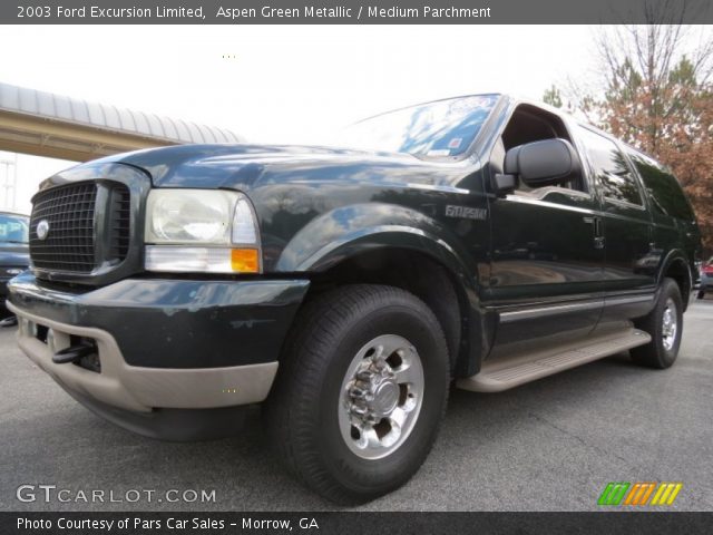 2003 Ford Excursion Limited in Aspen Green Metallic