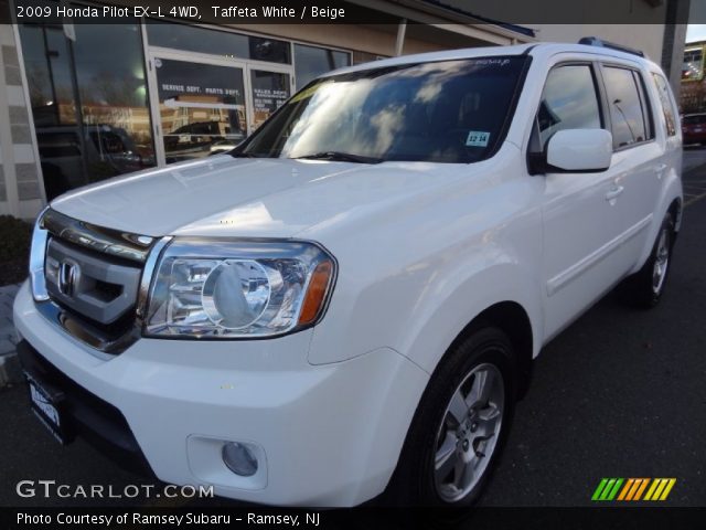 2009 Honda Pilot EX-L 4WD in Taffeta White