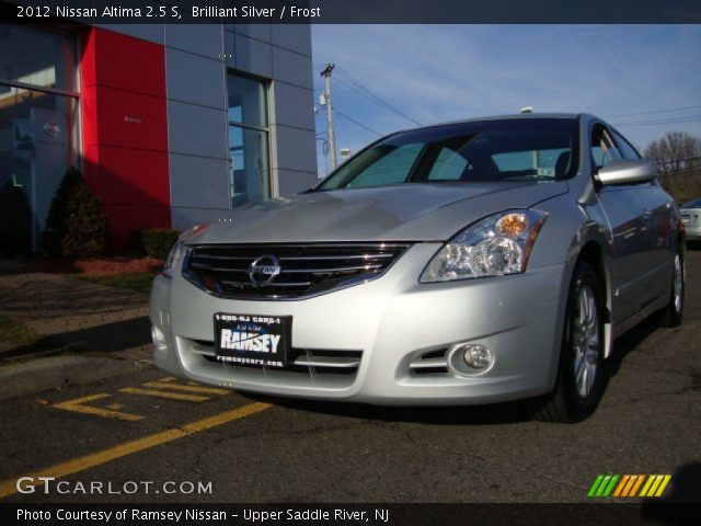 2012 Nissan Altima 2.5 S in Brilliant Silver