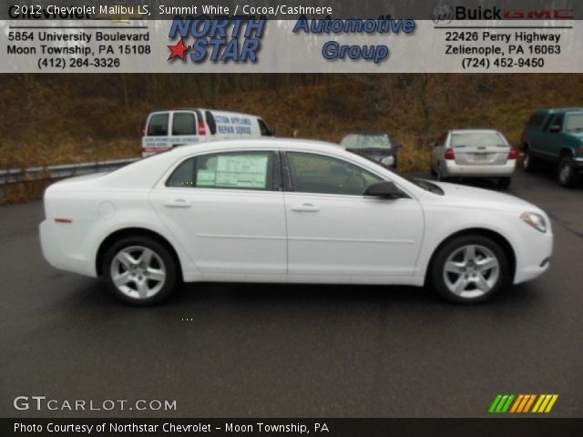 2012 Chevrolet Malibu LS in Summit White