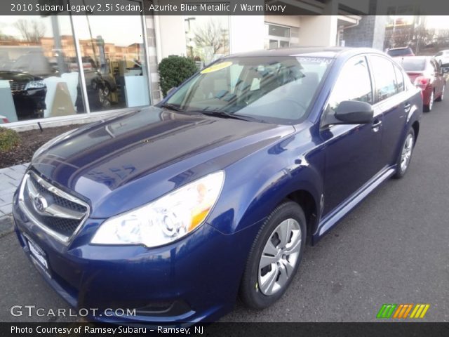 2010 Subaru Legacy 2.5i Sedan in Azurite Blue Metallic