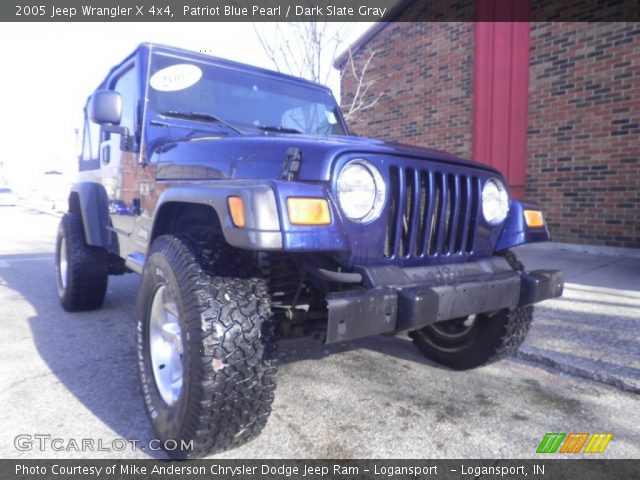 2005 Jeep Wrangler X 4x4 in Patriot Blue Pearl