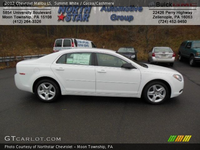 2012 Chevrolet Malibu LS in Summit White